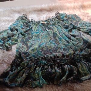 Paisley Print Women's Top